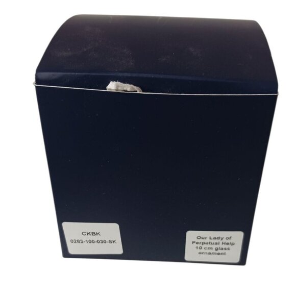 Klassics Our Lady Of Perpetual Help Glass Ornament With Glitter Accent 10cm - Picture 4 of 9